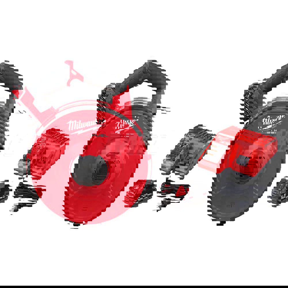 Fish Tape; Tape Type: Fish Tape ; Material: Steel ; Tape Width (Decimal Inch): .125 ; Includes: (1) M18 ANGLER Pulling Fish Tape, (1) 240ft Steel Fish Tape Replacement Cartridge, (2) M18 Batteries, (1) M18/M12 Charger